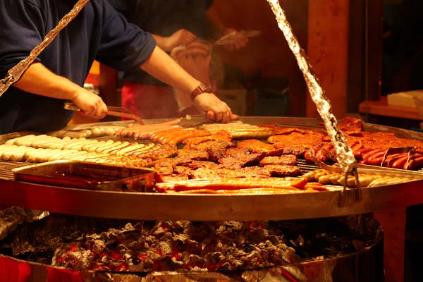 Grillen weihnachtsmarkt