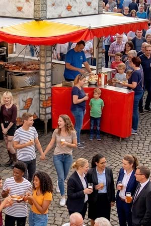Schwenkgrill fuer veranstaltungen
